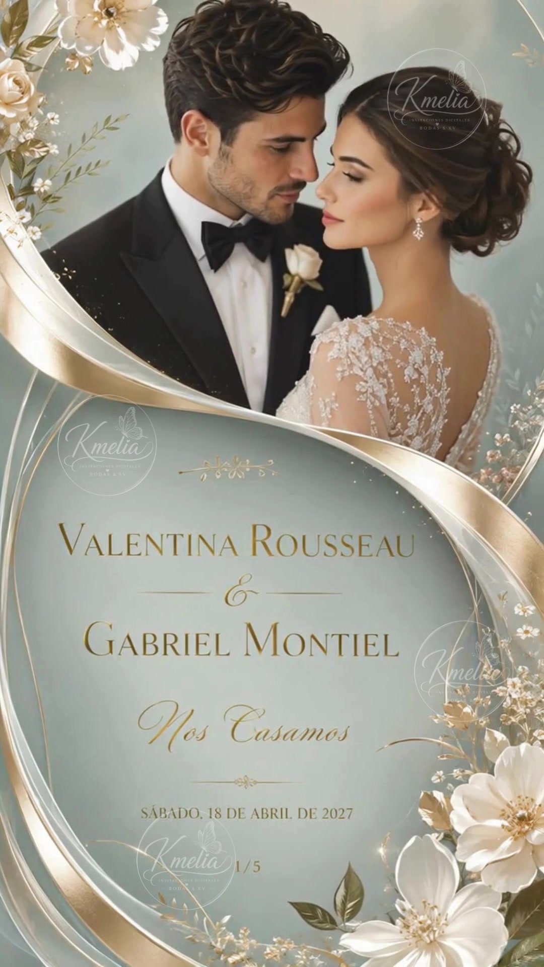 Bodas B104 - Soft Luxury Wedding Invitation