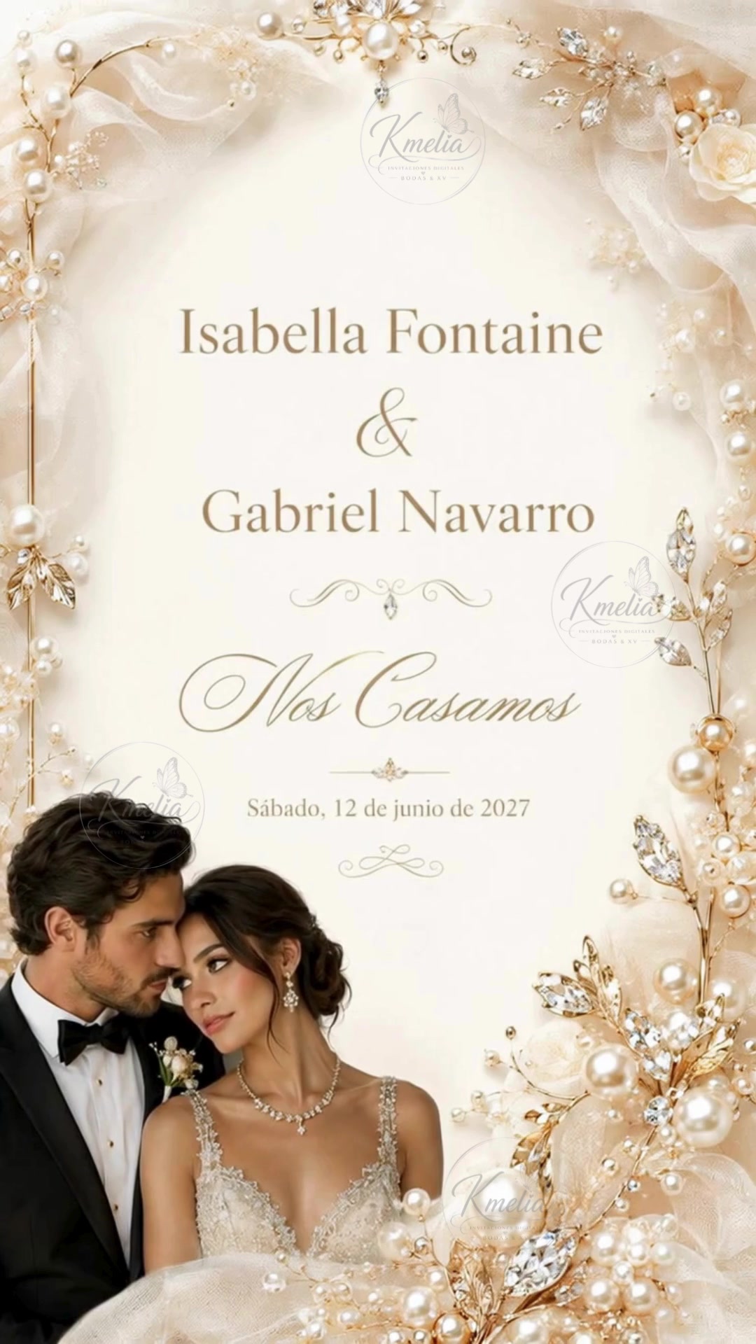 Bodas B106 - Editorial Wedding Invitation