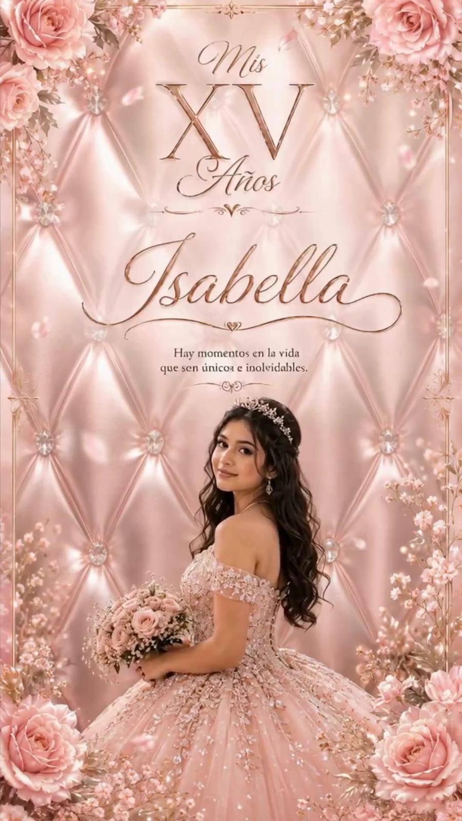 Invitación digital de XV años Kmelia Signature Collection