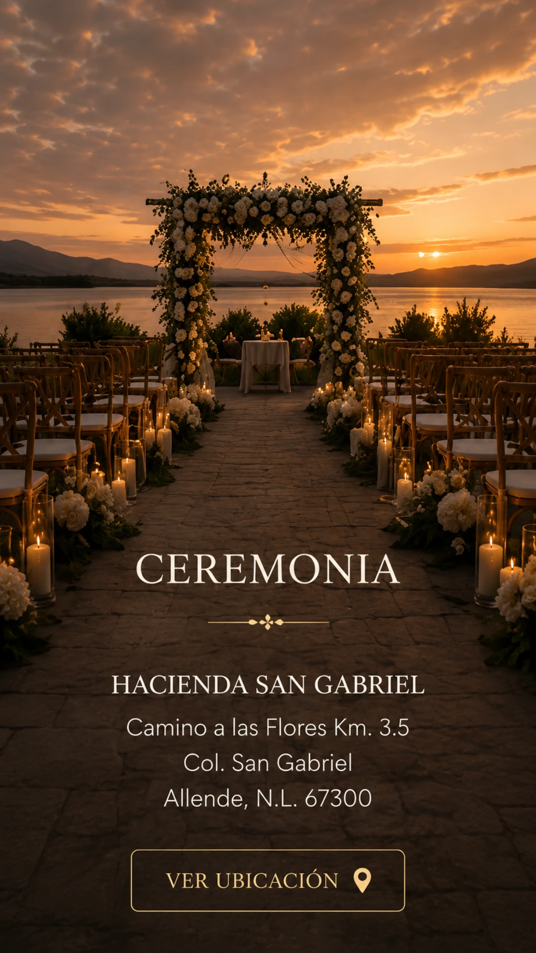 Información de la ceremonia