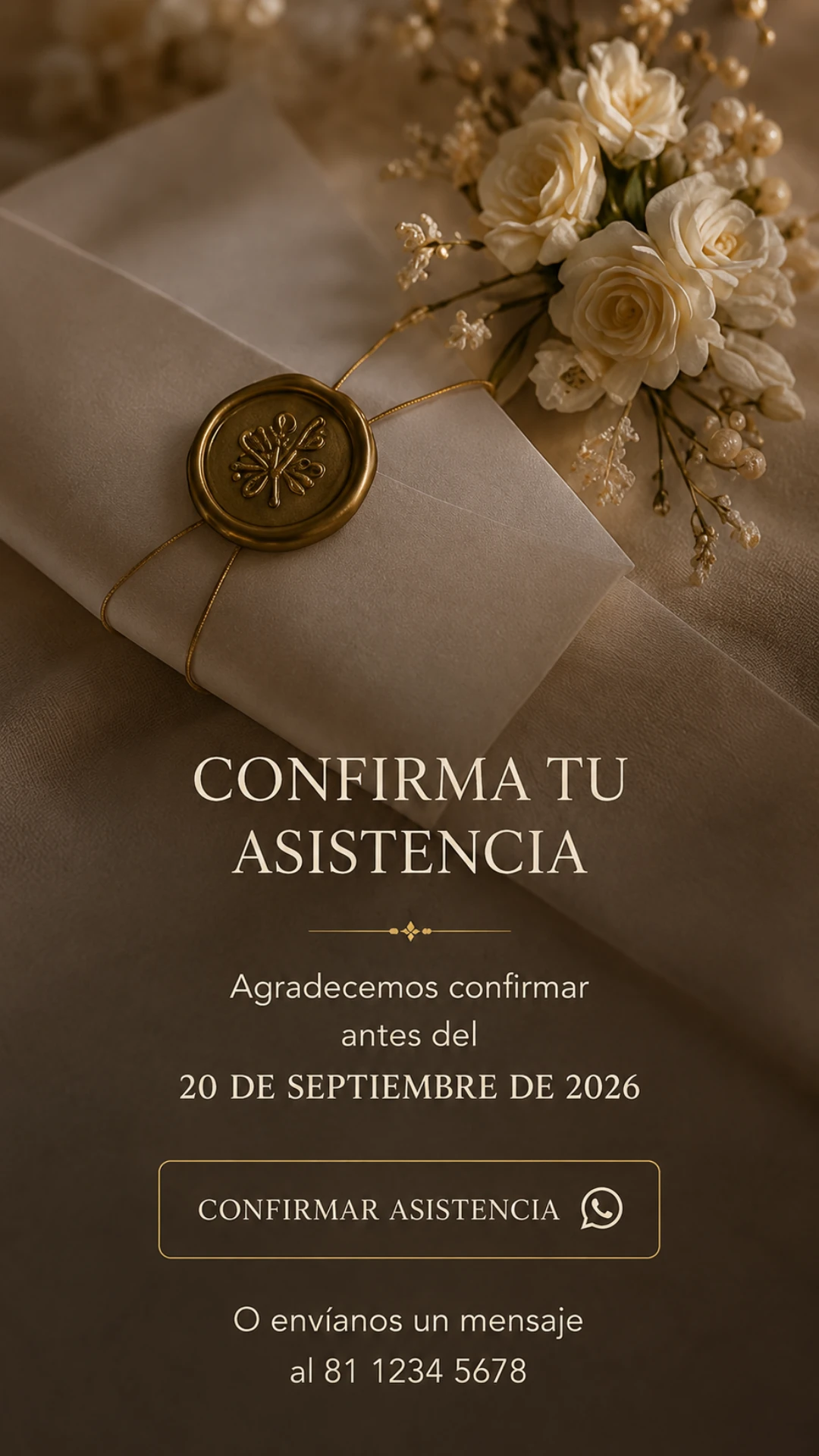 Confirmación de asistencia