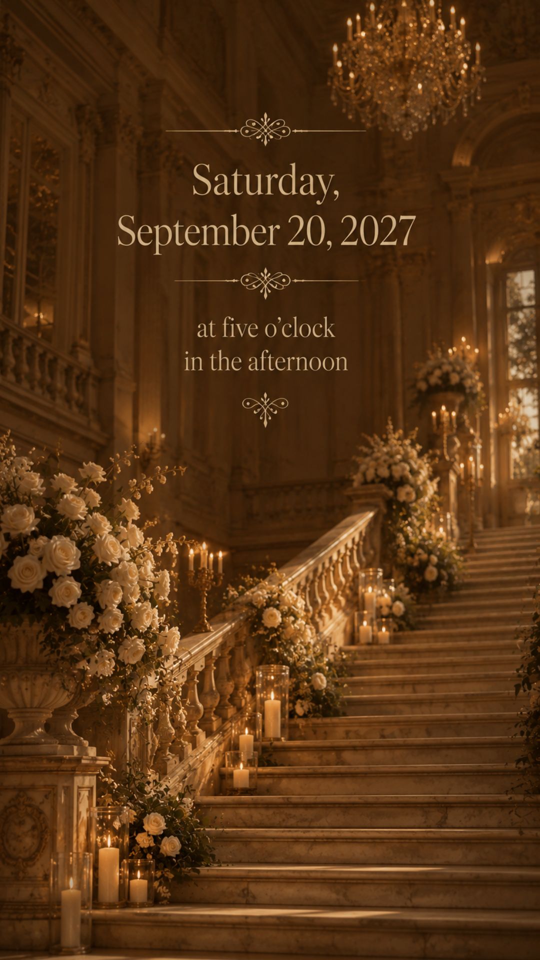 Wedding date card