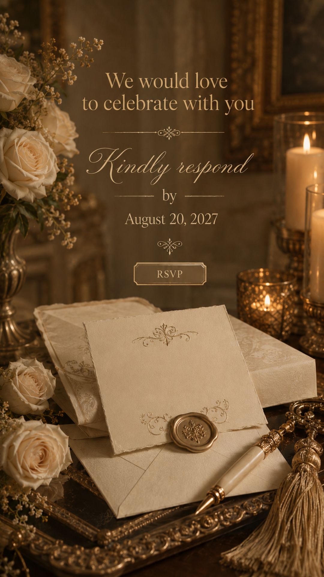 Kindly respond by August 20, 2027